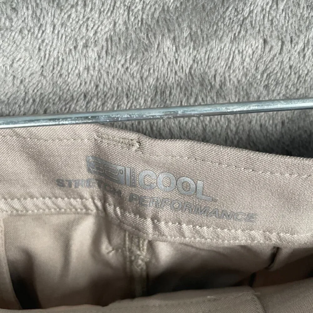 32 Degrees Heat Cool Performance Pants Men’s 38 Dusty Khaki Stretch Lightweight